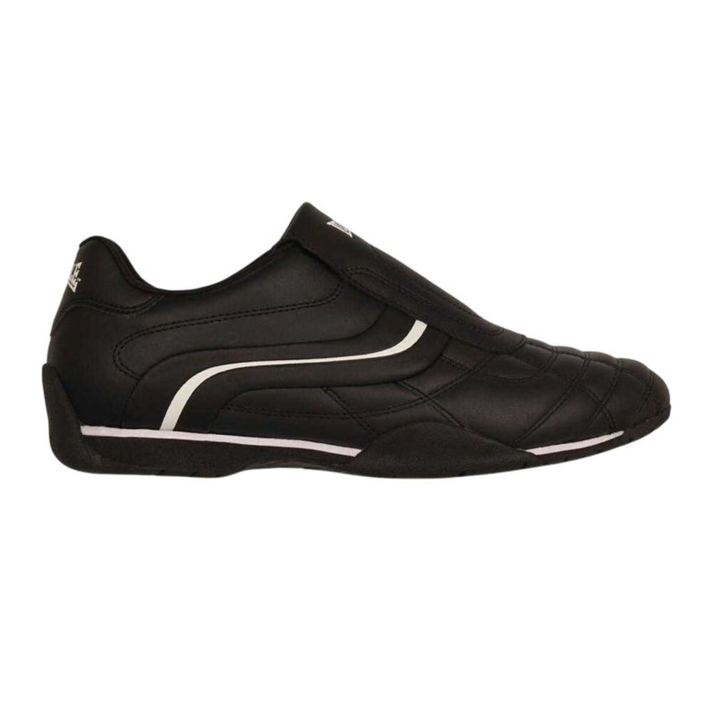 Lonsdale Mens Camden Leather Slip-on Sneakers / Black